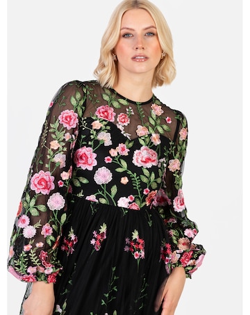 Maya Deluxe Embroidered Dress