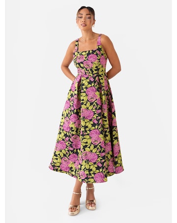 Maya Deluxe Floral Print Dress