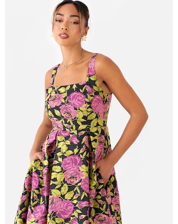 Maya Deluxe Floral Print Dress