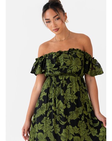 Maya Deluxe Floral Print Dress