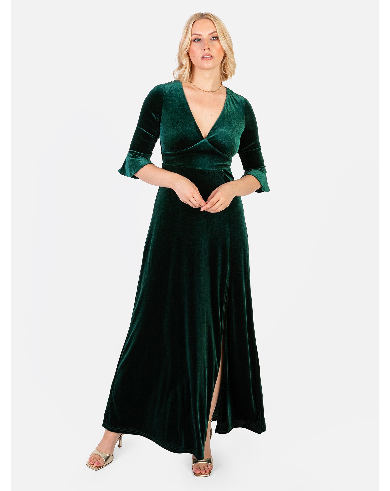 Maya Deluxe Plain Dress