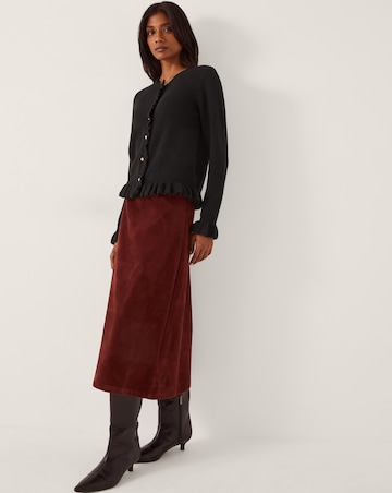 Monsoon Rina Ruffle Cardigan