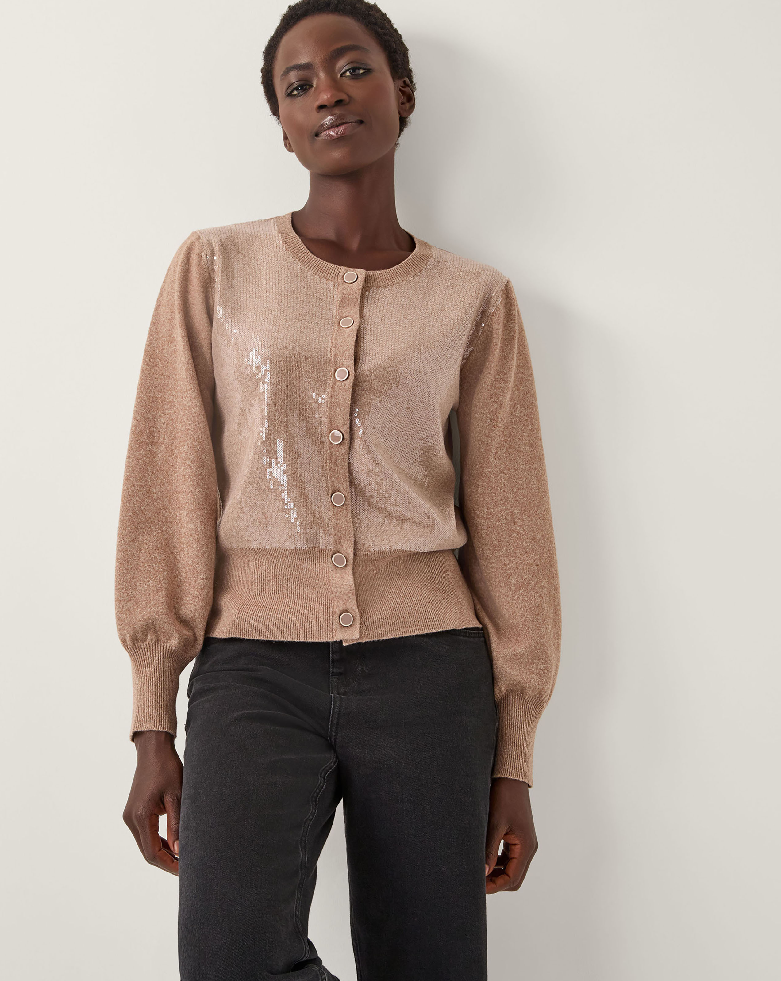 Monsoon Simmi Sequin Cardigan