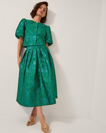 Monsoon Jolene Floral Midi Skirt