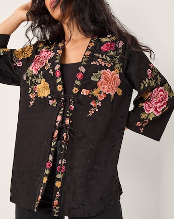 Monsoon Maggie Tie-Front Kimono