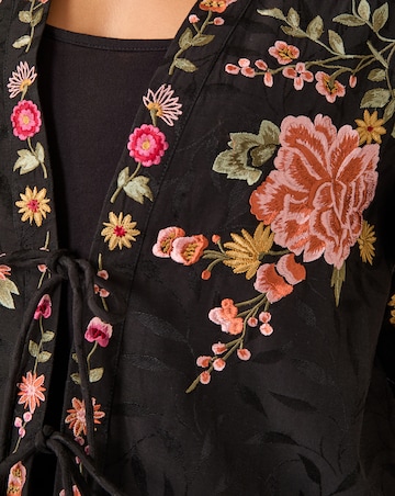 Monsoon Maggie Tie-Front Kimono