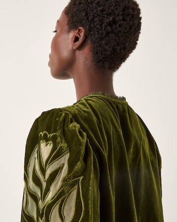 Monsoon Ezra Embroidered Velvet Top