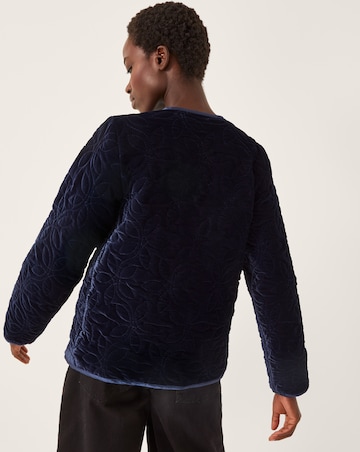 Monsoon Delilah Velvet Quilted Jacket