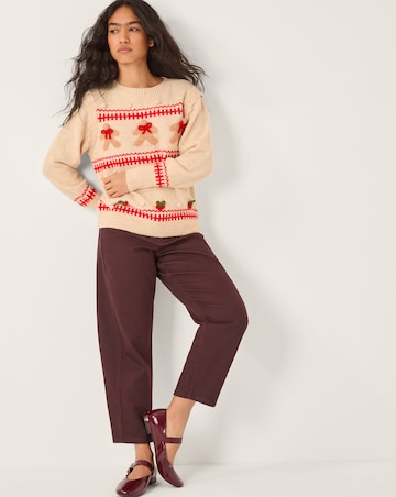 Monsoon Bess Gingerbread Man Knit Jumper
