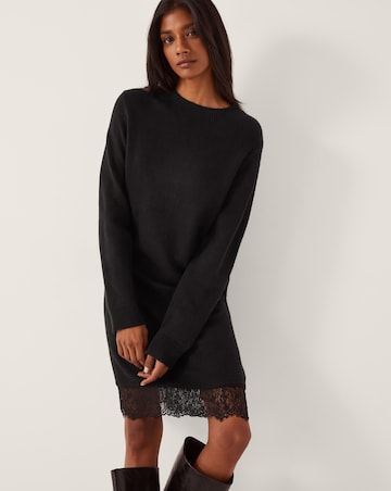 Monsoon Lou Lace Mini Jumper Dress