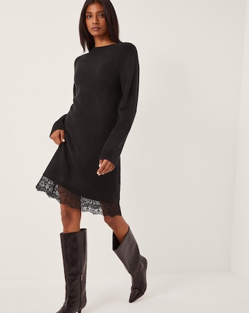 Monsoon Lou Lace Mini Jumper Dress