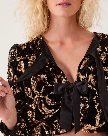 Monsoon Shola Bow Mini Tunic Dress