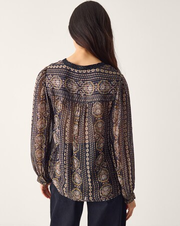 Monsoon Darla Shimmer Print Blouse