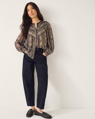 Monsoon Darla Shimmer Print Blouse