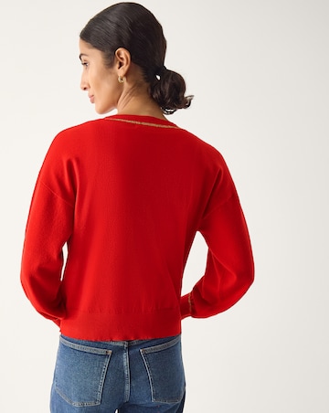 Monsoon Nolan Knit Bomber Jacket