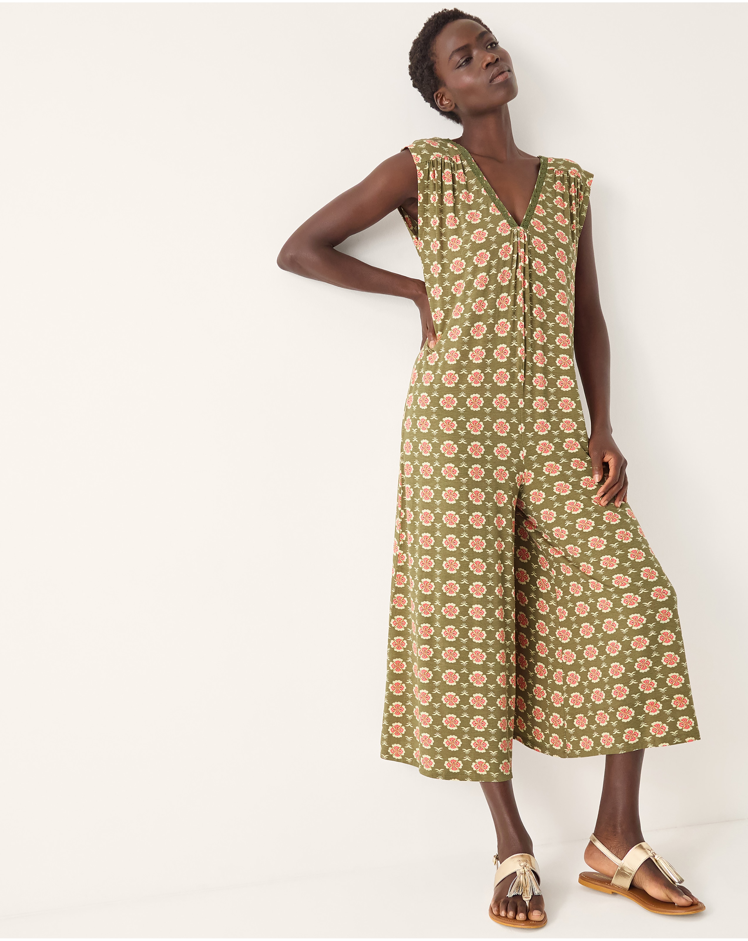 New In - Monsoon Maddie Floral Print Jumpsuit