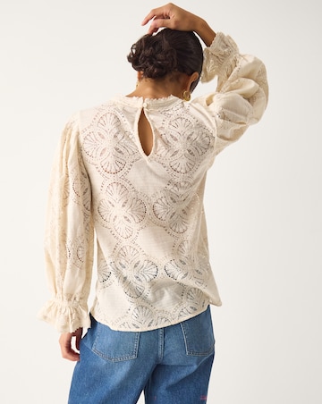 Monsoon Imogen Lace Blouson Blouse