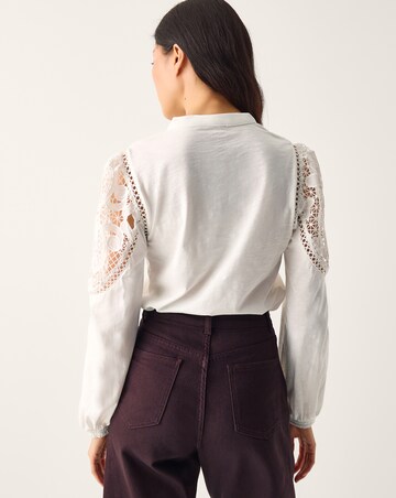 Monsoon Layla Lace Jersey Top