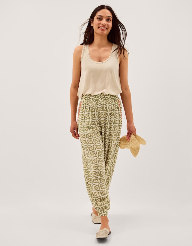 Monsoon Elma Print Harem Trousers