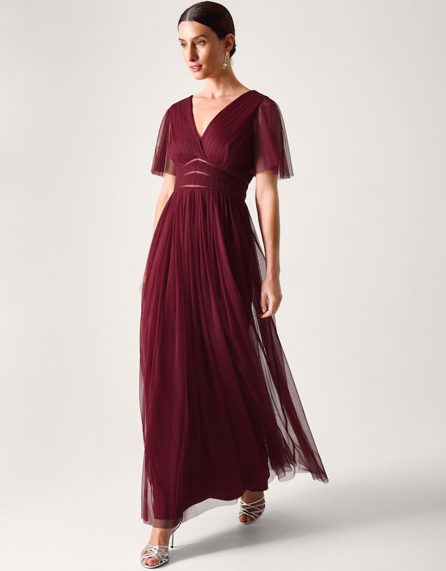 Monsoon Short Sleeve Bridesmaid Dress