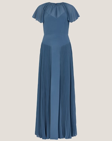 Monsoon Sleeve Pleated Bridesmaid Dress