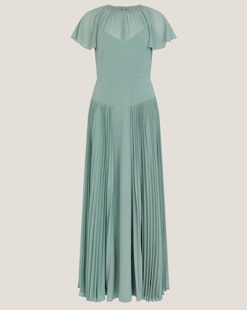 Monsoon Sleeve Pleated Bridesmaid Dress