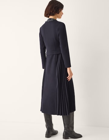 Monsoon Jessie Pleat Midi Dress & Scarf