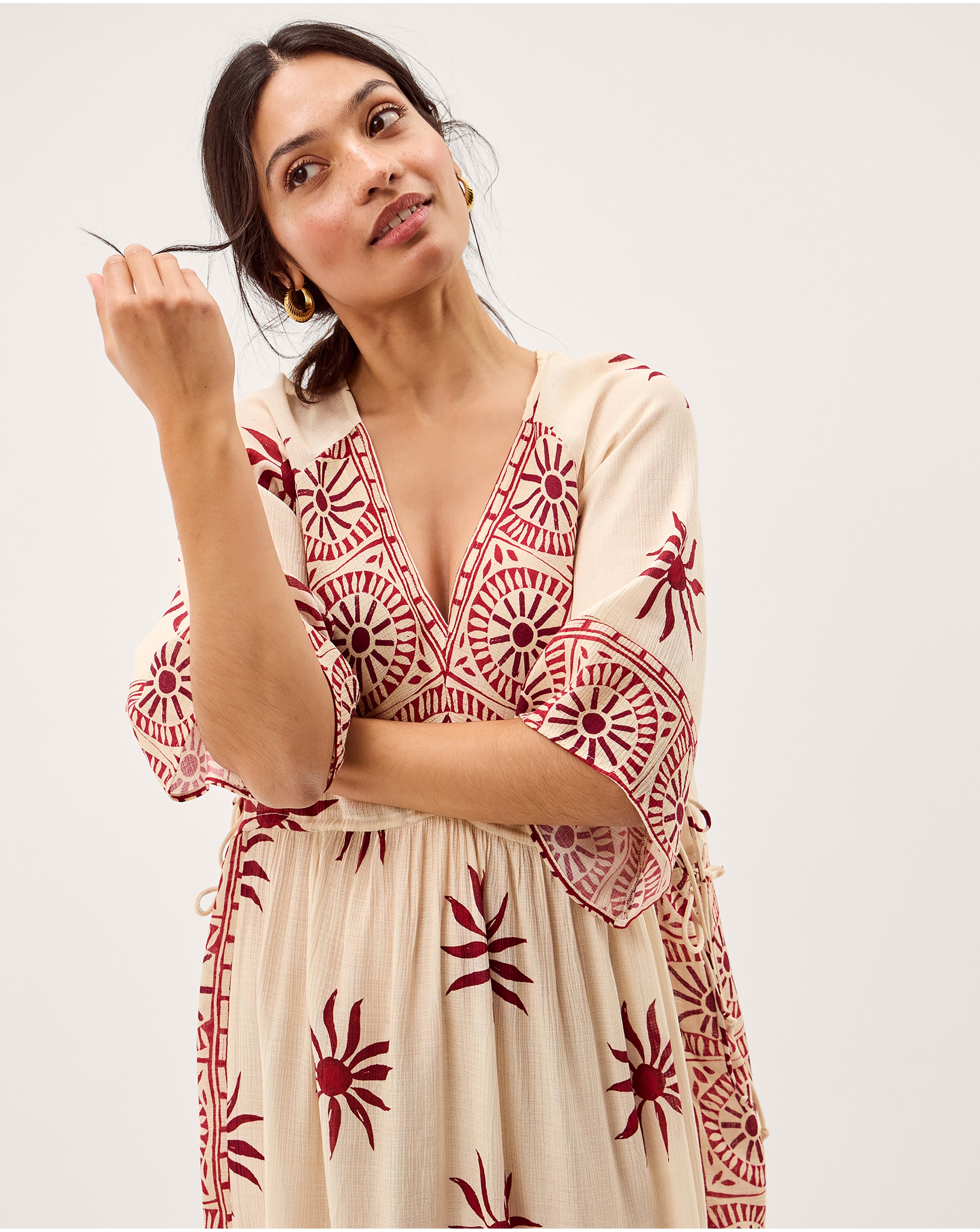 New In - Monsoon Sunnie Midi Beach Dress