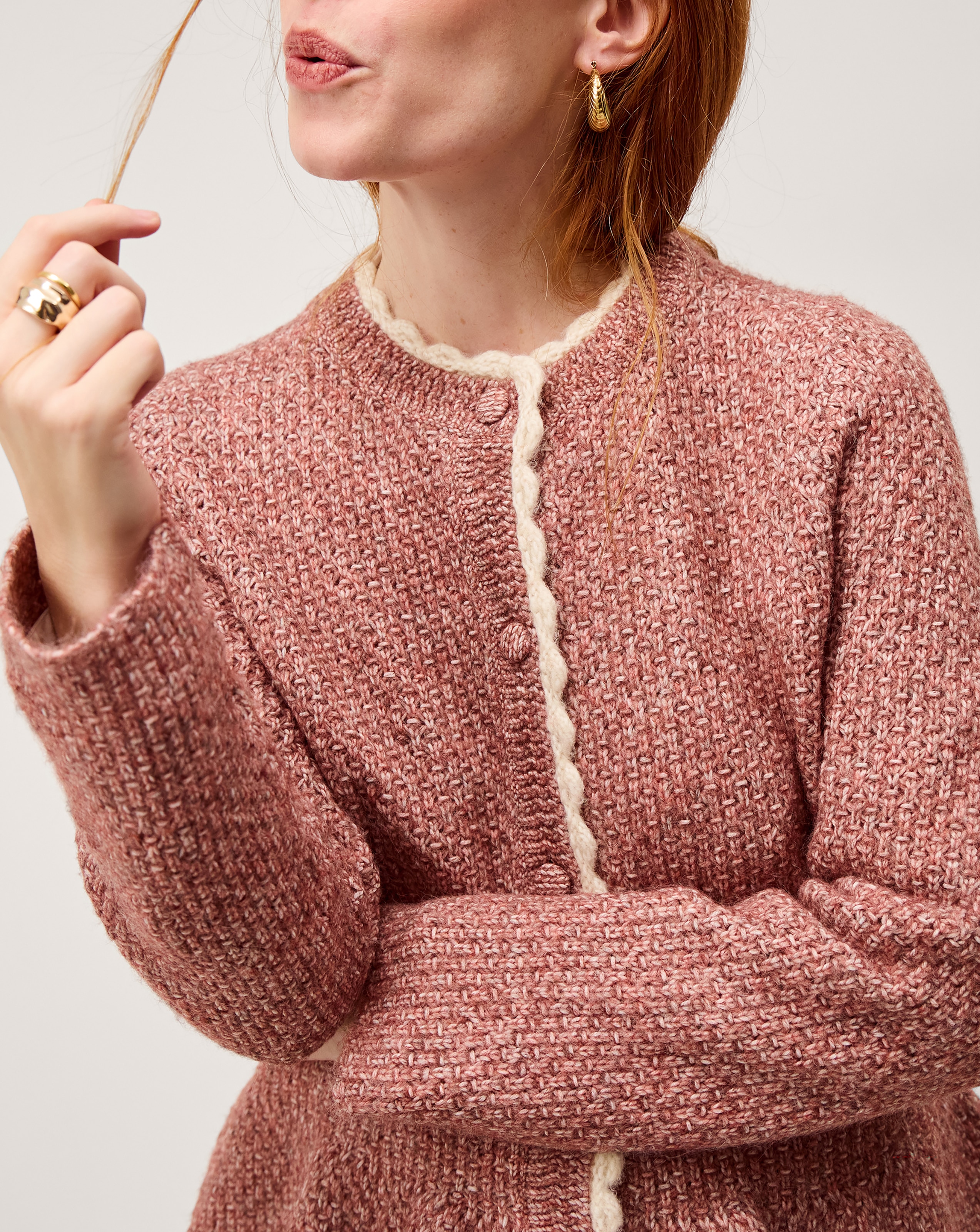 Monsoon Suki Scallop Peplum Cardigan