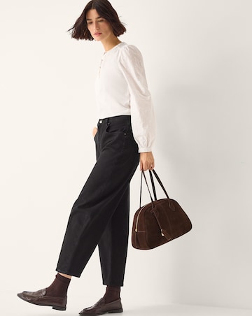 Monsoon Flossy Embroidered Sleeve Top