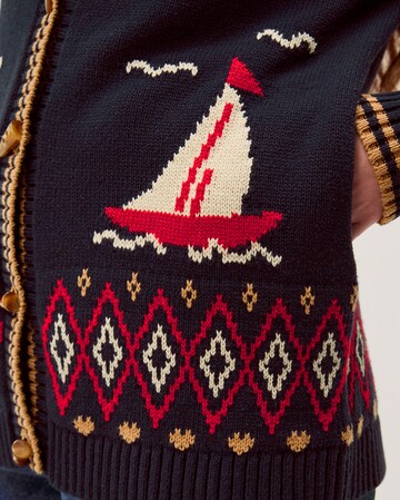 Monsoon Sapna Intarsia Sailor Cardigan