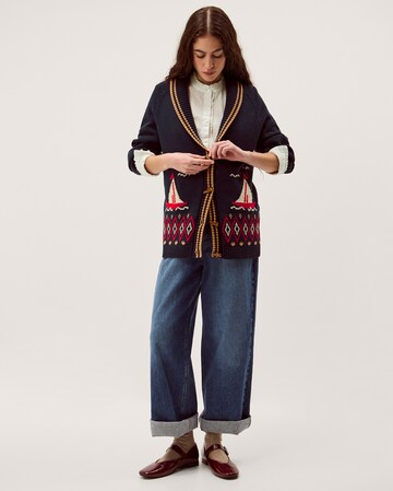 Monsoon Sapna Intarsia Sailor Cardigan