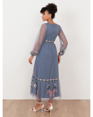 Maya Deluxe Embroidered Dress