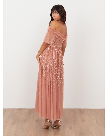 Maya Deluxe Sequined Dress