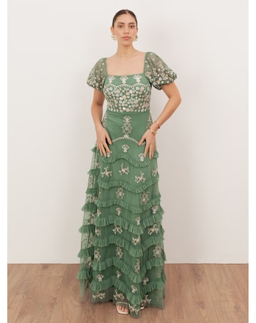 Maya Deluxe Embroidered Dress