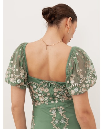 Maya Deluxe Embroidered Dress