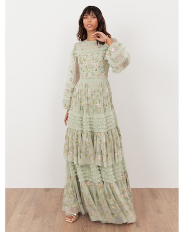 Maya Deluxe Embroidered Dress