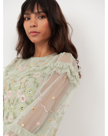 Maya Deluxe Embroidered Dress