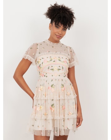 Maya Deluxe Embroidered Dress