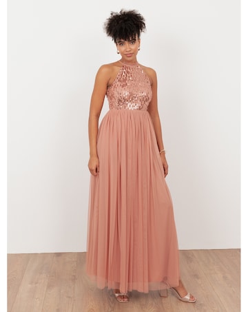 Maya Deluxe Sequined Dress