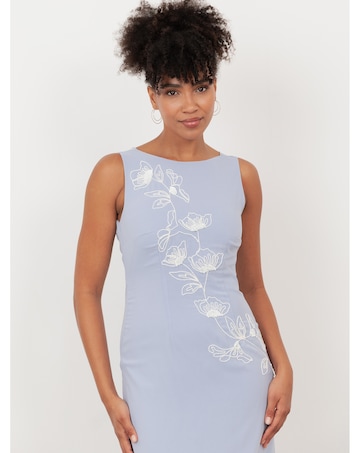 Maya Deluxe Embroidered Dress