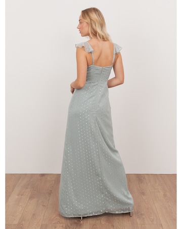 Anaya With Love Metallic thread Dress