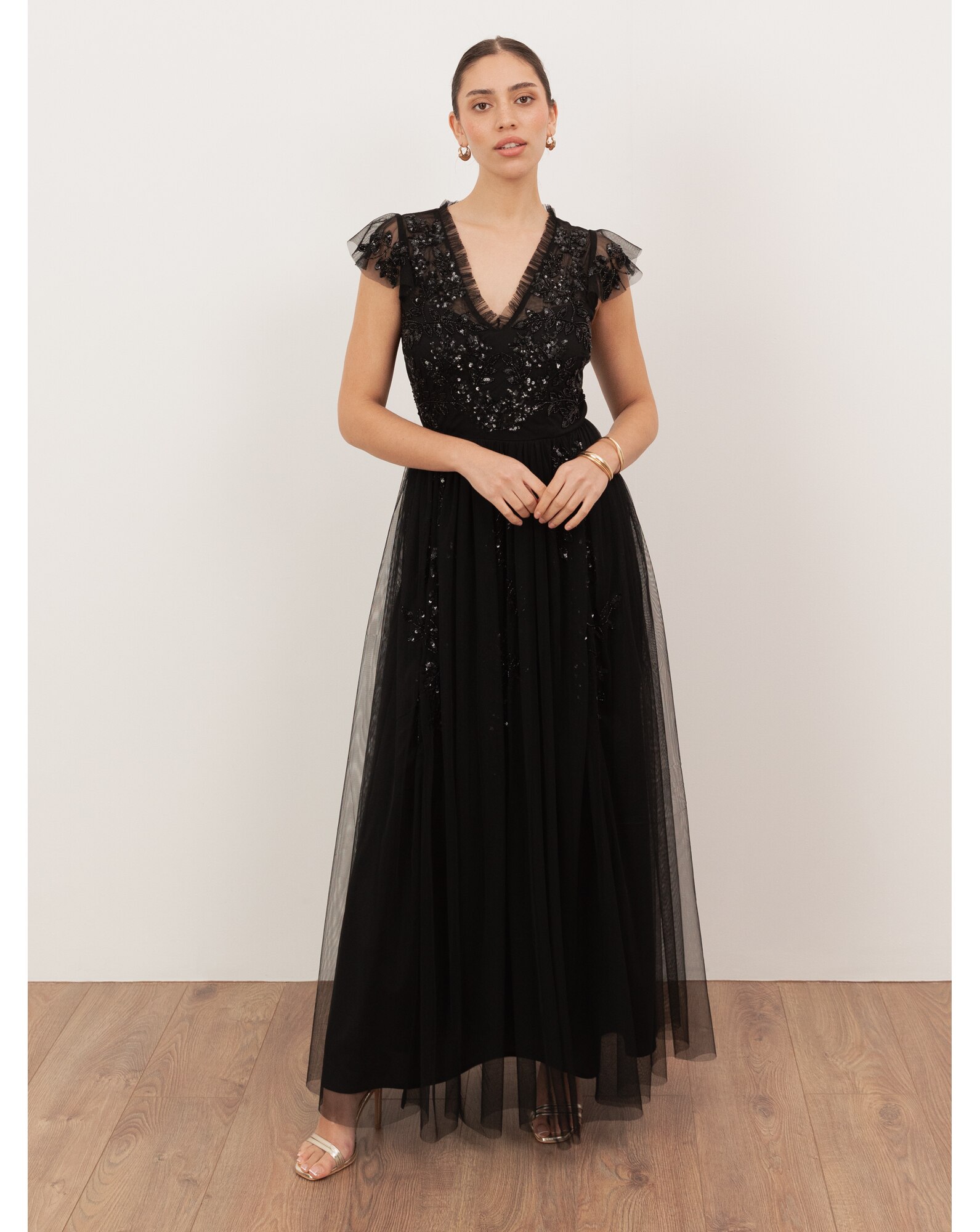 Maya Deluxe Embellished Dress