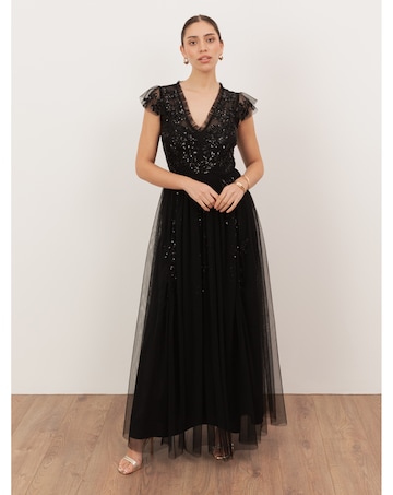 Maya Deluxe Embellished Dress