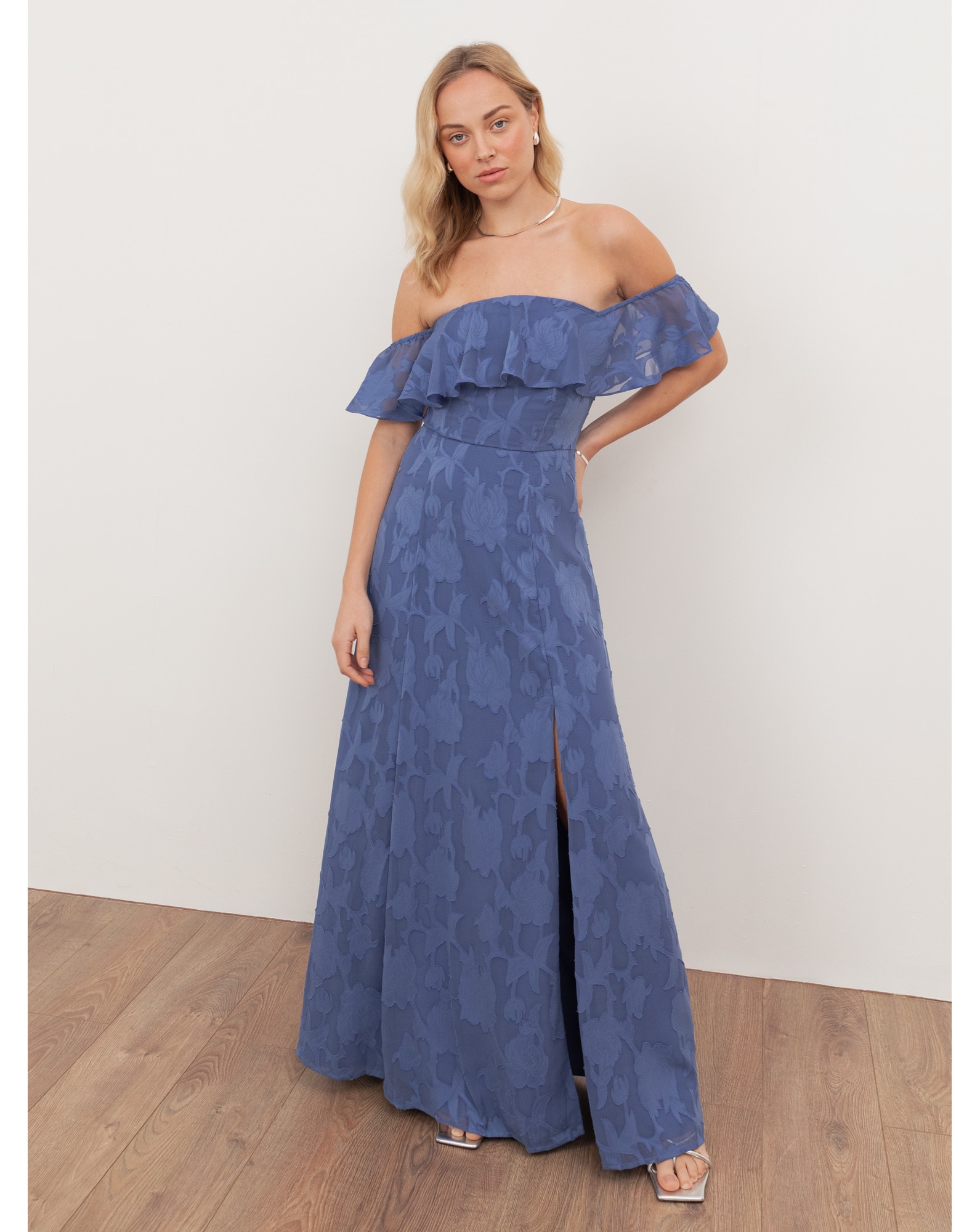 Anaya With Love Burnout Fabric Dress