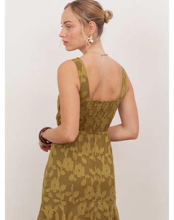 Anaya With Love Burnout Fabric Dress