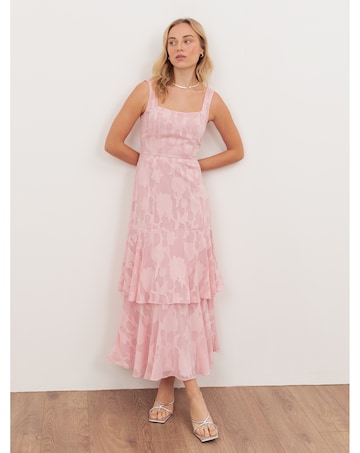 Anaya With Love Burnout Fabric Dress