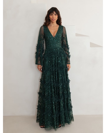 Maya Deluxe Embellished Dress