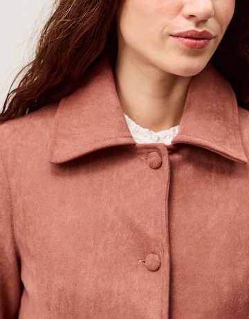 Monsoon Sierra Scallop Faux Suede Jacket