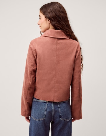Monsoon Sierra Scallop Faux Suede Jacket